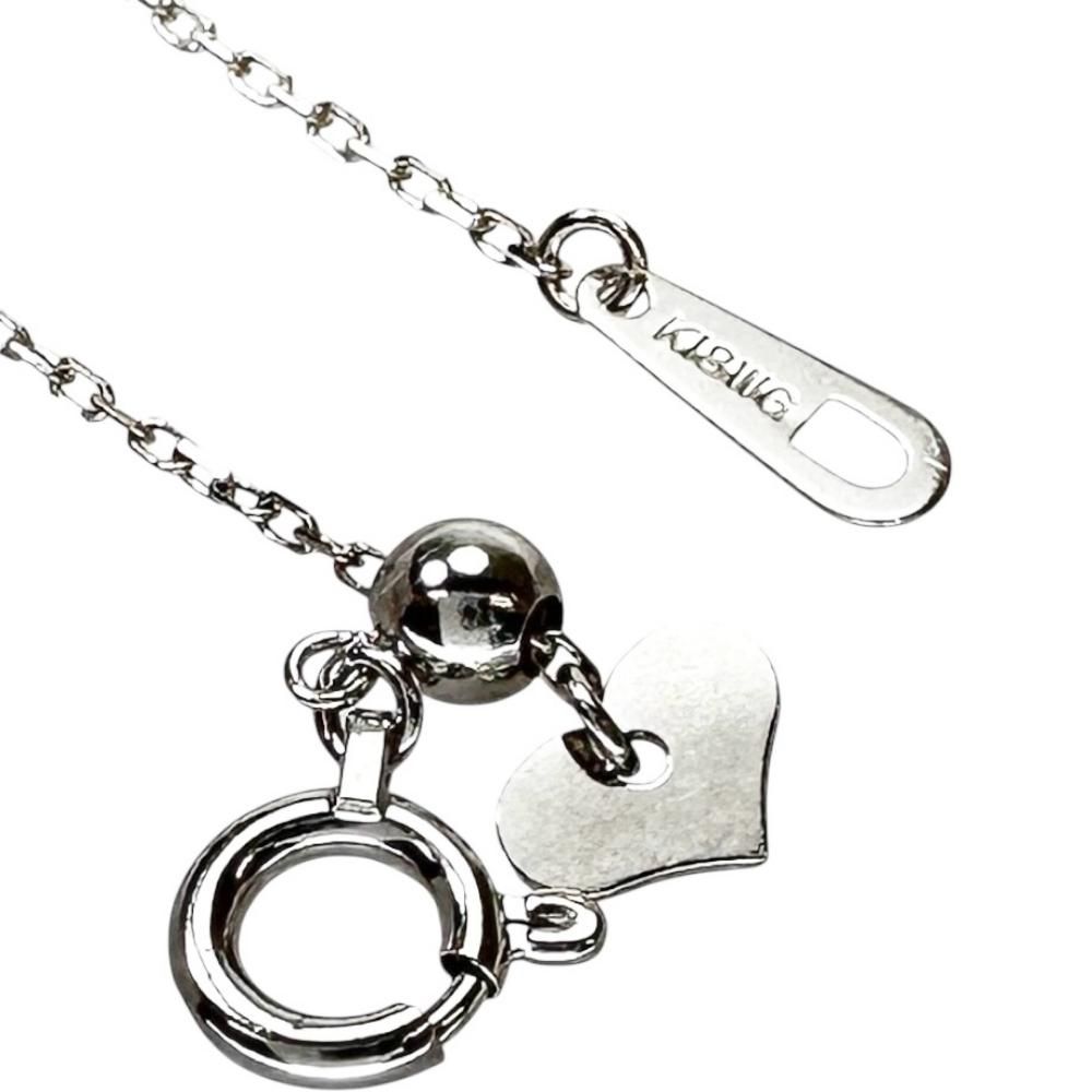 薔薇/ローズモチーフ ダイヤモンド 0.10ct ネックレス K18WGホワイトゴールド 18金 /K18PGピンクゴールド 18金 6.1g 45cm レディース 【中古】【真子質店】【NN】 薔薇/ローズモチーフ ダイヤモンド 0.10ct ネックレス K18WGホワイトゴールド 18金 /K18PGピンクゴールド 18金 6.1g 45cm レディース 【中古】【真子質店】【NN】