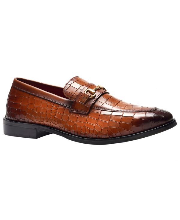 カルロスサンタナ メンズ シューズ スリッポン・ローファー Carlos by Carlosantana Mens Havana Bit Loafers TAN タン