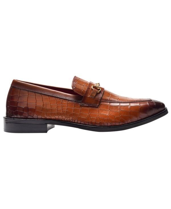 カルロスサンタナ メンズ シューズ スリッポン・ローファー Carlos by Carlosantana Mens Havana Bit Loafers TAN タン