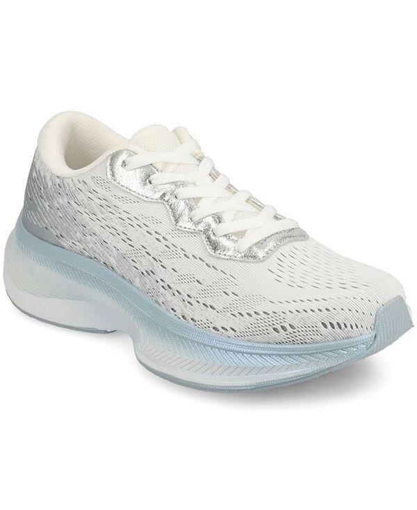 ジュルネ コレクション レディース シューズ スニーカー レース Journee Collection Womens Blume Casual LaceUp Sneakers White ホワイト