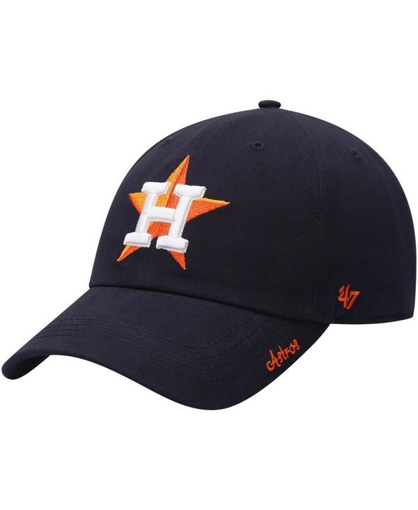 47 ブランド レディース アクセサリー 帽子 47 Brand Womens Navy Houston Astros Teamiata Clean Up Adjustable Hat Navy ネイビー