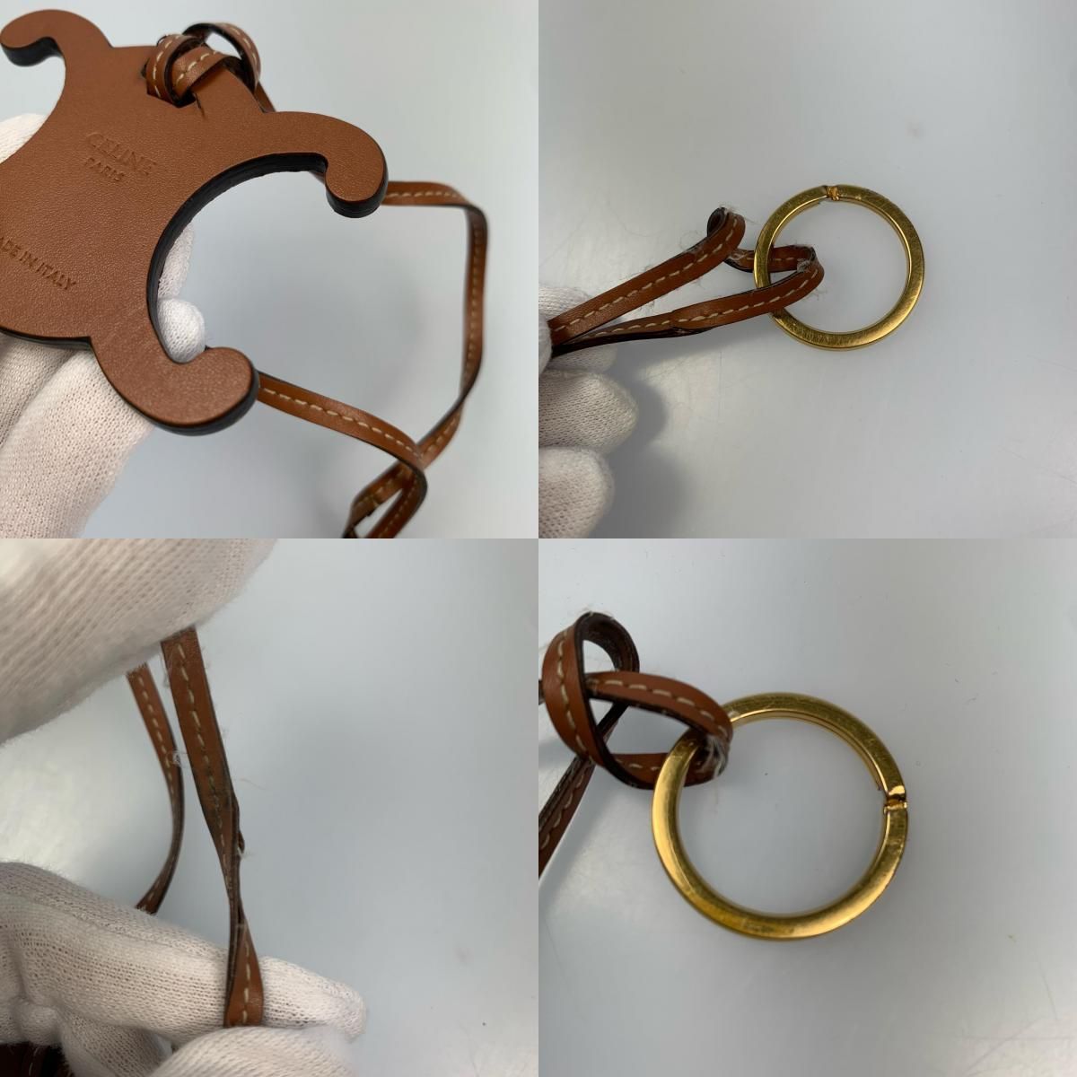 姫路東店】 中古 CELINE | セリーヌ ストラップ トリオンフチャーム