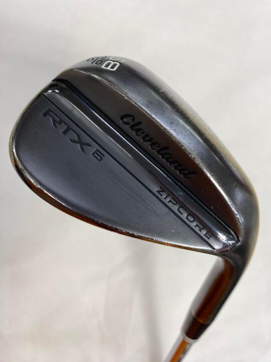 クリーブランド　RTX 6 ZIPCORE ブラックサテン　58度　ダイナミックゴ－ルド　S400フレックス　ウェッジ　中古　ゴルフドゥ！倉敷笹沖店【最短即日発送】