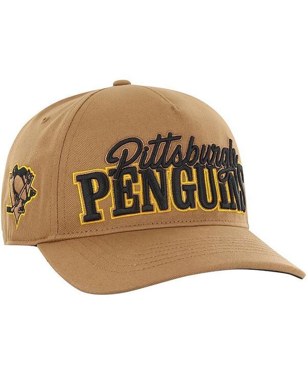 47 ブランド メンズ アクセサリー 帽子 47 Brand Mens Tan Pittsburgh Penguins Barnes Hitch Adjustable Hat Tan タン
