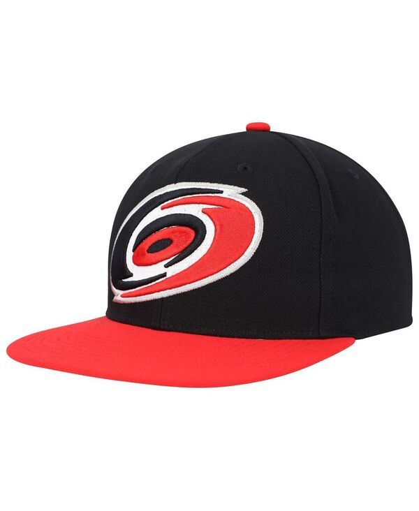 ミッチェルネス メンズ アクセサリー 帽子 Mitchell Ness Mens Black Carolina Hurricanes Core Team Ground 20 Snapback Hat Black ブラック