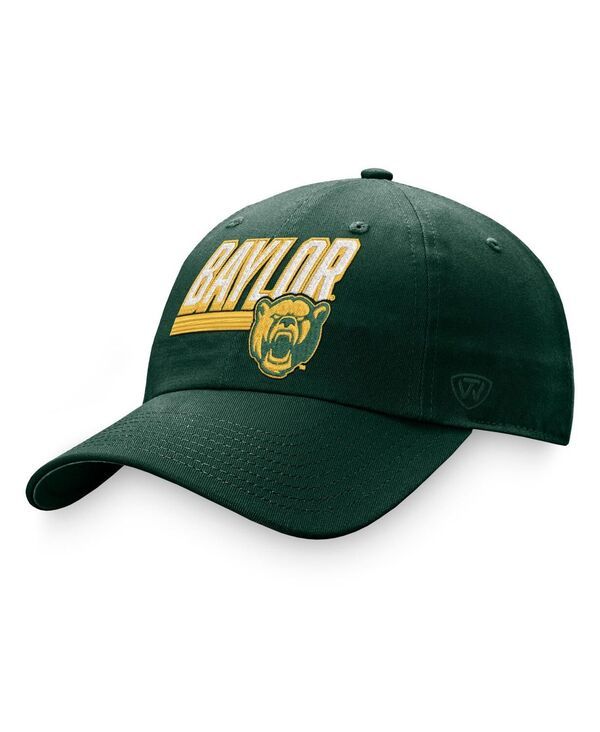 トップオブザワールド メンズ アクセサリー 帽子 Top of the World Mens Green Baylor Bearslice Adjustable Hat Green グリーン