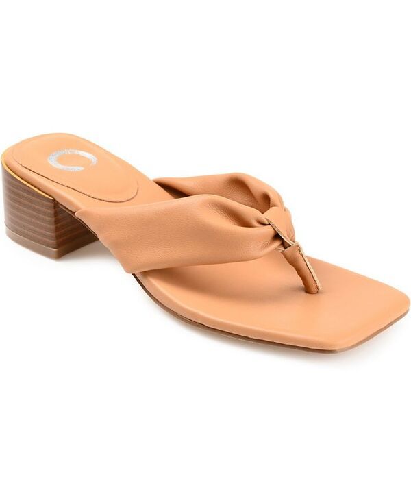ジュルネ コレクション レディース シューズ サンダル Journee Collection Womens Seelah Sandals Tan タン