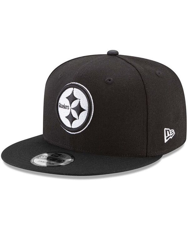 ニューエラ メンズ アクセサリー 帽子 Tシャツ New Era Mens Black Pittsburgh Steelers BDub 9Fifty Adjustable Hat Black ブラック