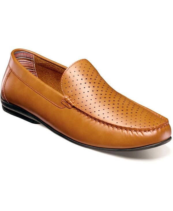 ステイシーアダムス メンズ シューズ スリッポン・ローファー Stacy Adams Mens Conroy Perfed Slip On Shoe Tan タン