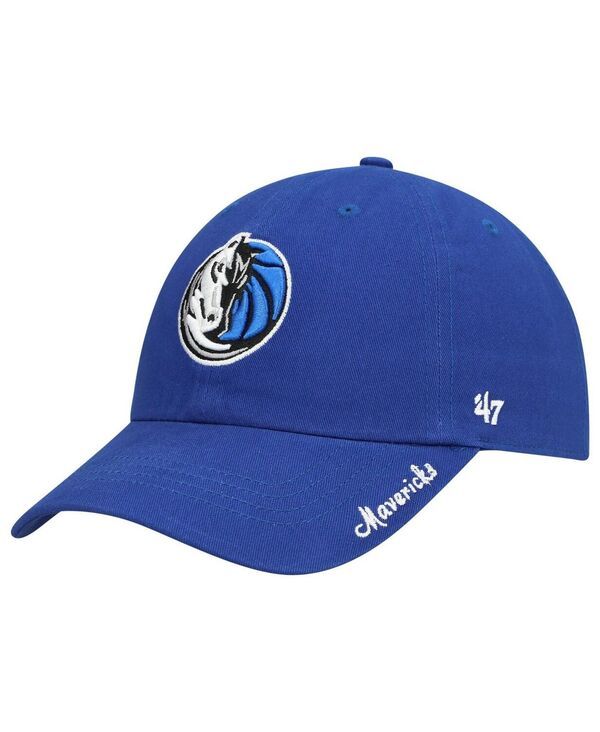 47 ブランド レディース アクセサリー 帽子 ロゴ 47 Brand Womens Blue Dallas Mavericks Miata Clean Up Logo Adjustable Hat Blue ブルー