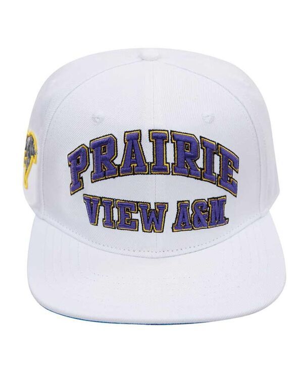 プロスタンダード メンズ アクセサリー 帽子 ウール Pro Standard Mens White Prairie View AM Panthers Evergreen Wool Snapback Hat White ホワイト