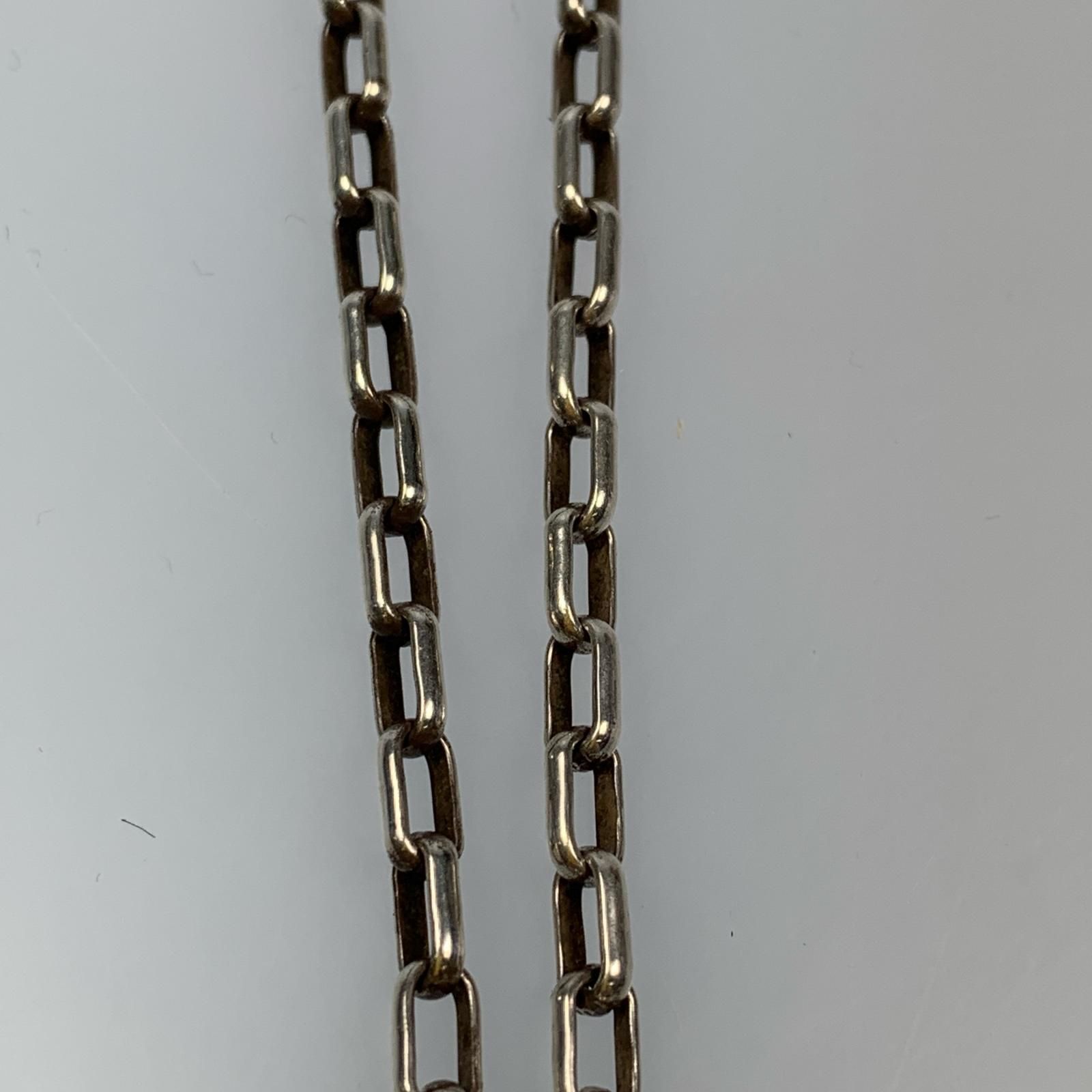 【姫路東店】 中古 GUCCI | グッチ ネックレス ダブルG 295710 シルバー 【135】