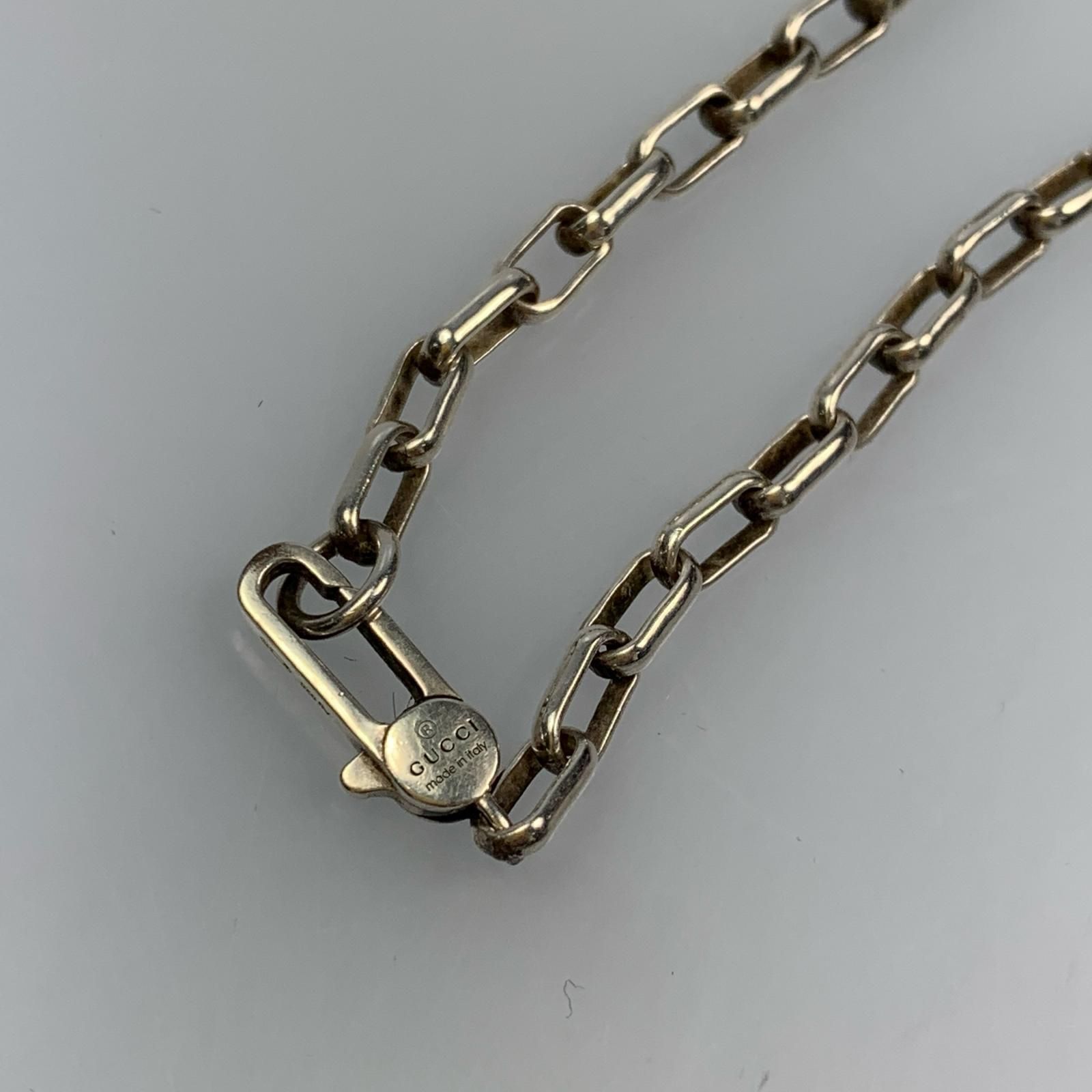 【姫路東店】 中古 GUCCI | グッチ ネックレス ダブルG 295710 シルバー 【135】
