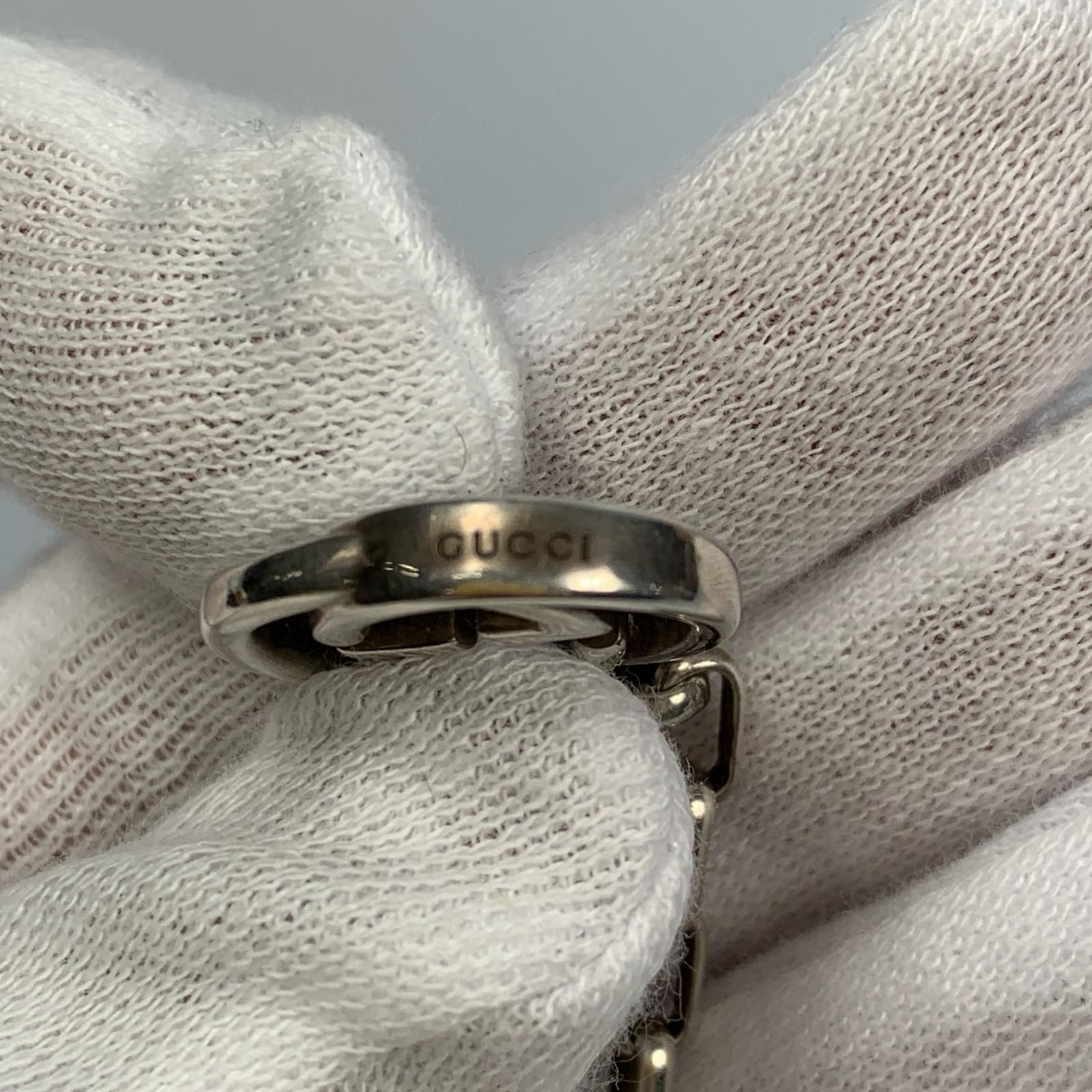 【姫路東店】 中古 GUCCI | グッチ ネックレス ダブルG 295710 シルバー 【135】