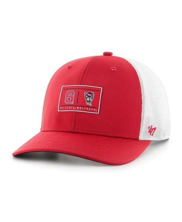 47 ブランド メンズ アクセサリー 帽子 47 Brand Mens Red NC State Wolfpack Bonita Brrr Hitch Adjustable Hat Red レッド
