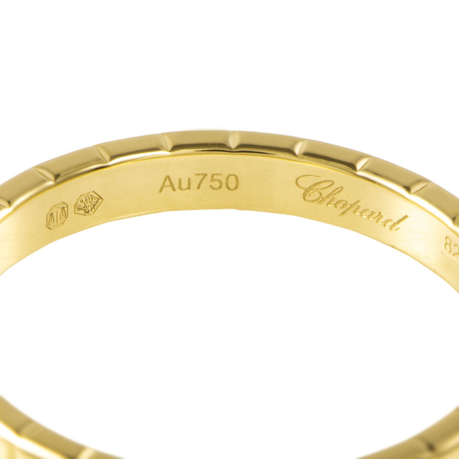 Chopard ショパール アイスキューブ リング 827702-0199 指輪 9号 K18YG ゴールド【中古】