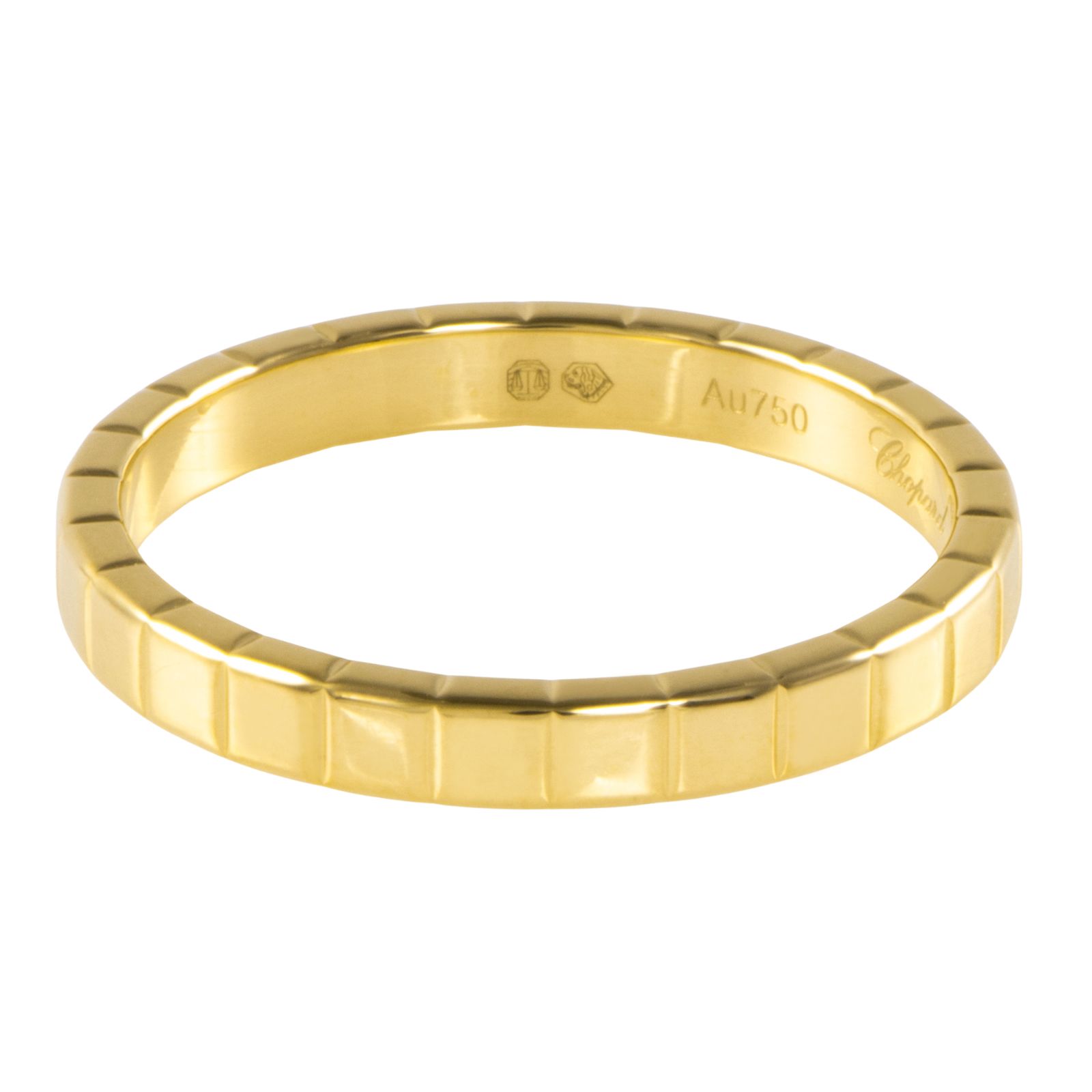 Chopard ショパール アイスキューブ リング 827702-0199 指輪 9号 K18YG ゴールド【中古】