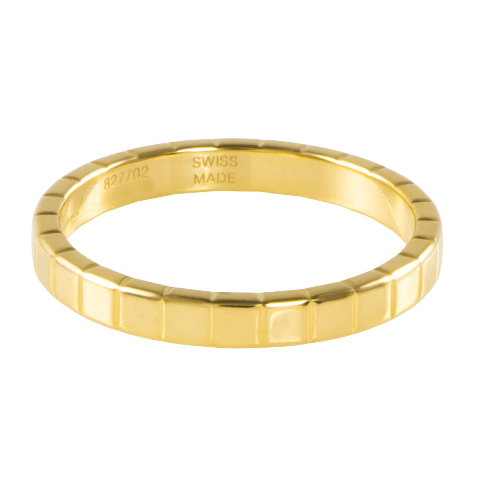 Chopard ショパール アイスキューブ リング 827702-0199 指輪 9号 K18YG ゴールド【中古】