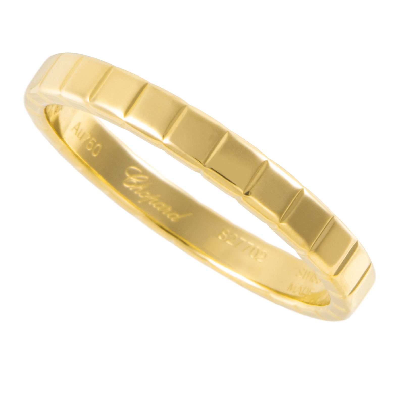 Chopard ショパール アイスキューブ リング 827702-0199 指輪 9号 K18YG ゴールド【中古】