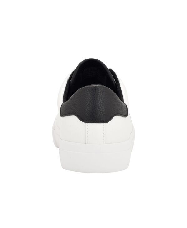 カルバンクライン メンズ シューズ スリッポン・ローファー スニーカー レース Calvin Klein Mens Rex LaceUp SlipOn Sneakers White Navy ホワイト カルバンクライン メンズ シューズ スリッポン・ローファー スニーカー レース Calvin Klein Mens Rex LaceUp SlipOn Sneakers White Navy ホワイト