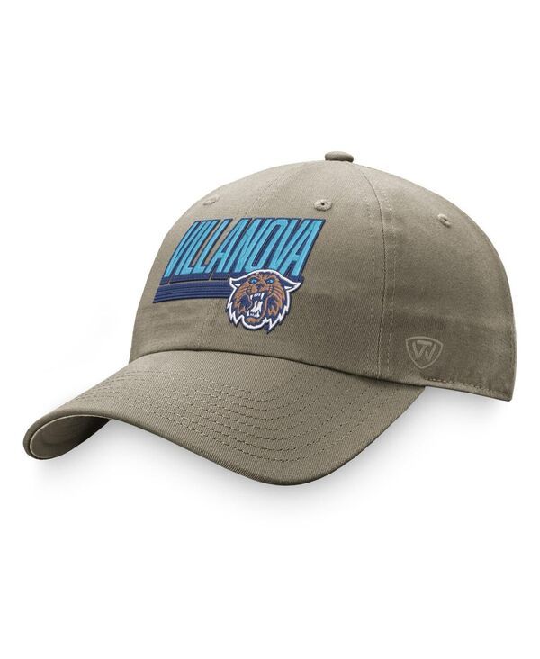 トップオブザワールド メンズ アクセサリー 帽子 Top of the World Mens Khaki Villanova Wildcats Slice Adjustable Hat Khaki カーキ