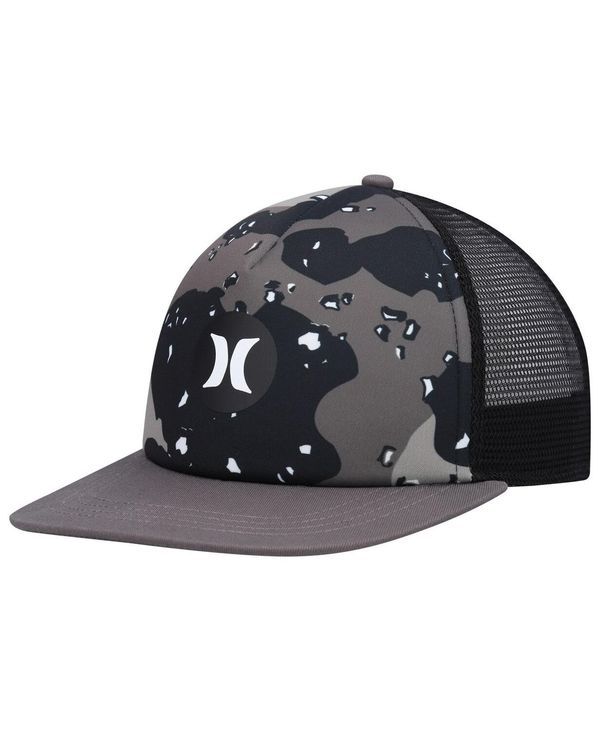 ハーレー メンズ アクセサリー 帽子 Hurley Mens Anthracite Black Balboa Trucker Snapback Hat Anthracite Black ブラック