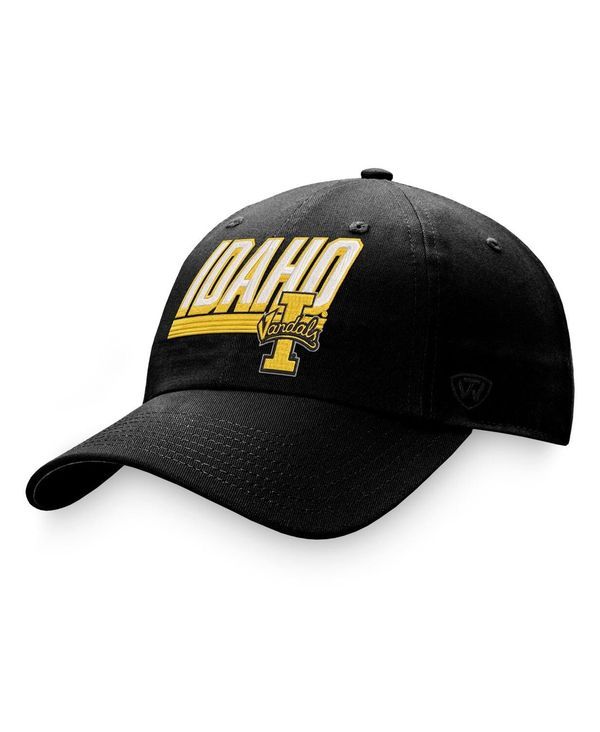 トップオブザワールド メンズ アクセサリー 帽子 Top of the World Mens Black Idaho Vandals Slice Adjustable Hat Black ブラック 8,564円