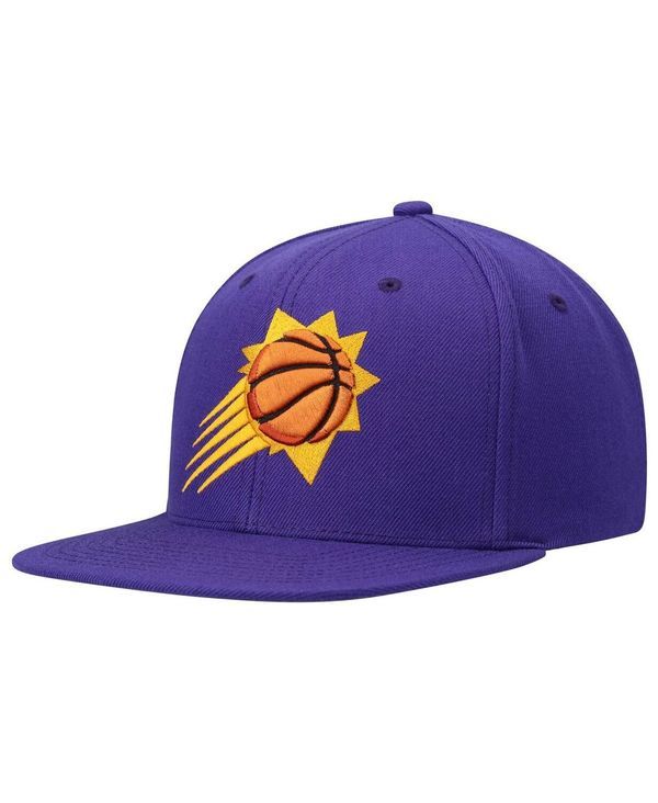 ミッチェルネス メンズ アクセサリー 帽子 Mitchell Ness Mens Purple Phoenix Suns Ground 20 Snapback Hat Purple パープル