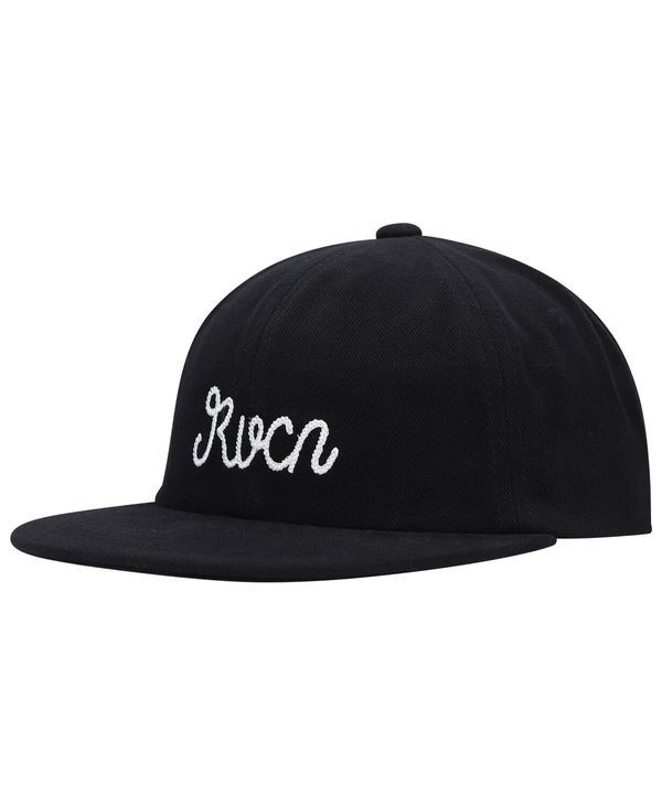 ルーカ メンズ アクセサリー 帽子 RVCA Mens Black Evan Mock Sorry Snapback Hat Black ブラック