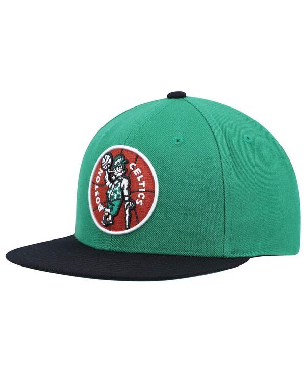 ミッチェルネス メンズ アクセサリー 帽子 Mitchell Ness Mens Kelly Green and Black Boston Celtics Hardwood Classics Team TwoTone 20 Snapback Hat Kelly 8,985円