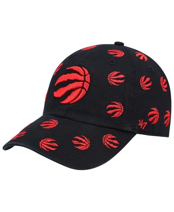 47 ブランド メンズ アクセサリー 帽子 47 Brand Mens 47 Black Toronto Raptors Confetti Cleanup Adjustable Hat Black ブラック