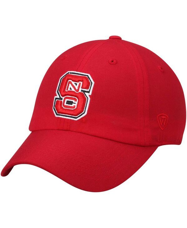 トップオブザワールド メンズ アクセサリー 帽子 ロゴ Top of the World Mens Red NC State Wolfpack Primary Logo Staple Adjustable Hat Red レッド 7,285円