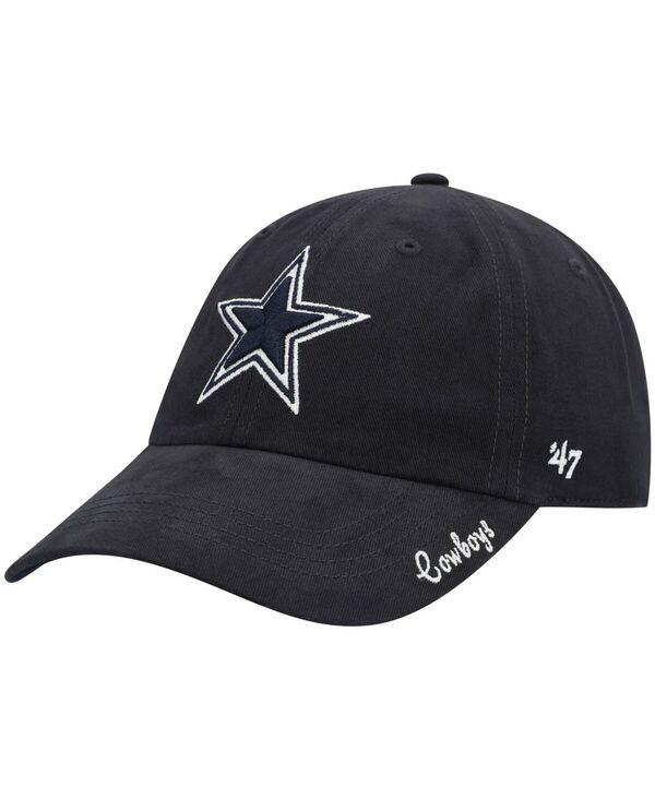 47 ブランド レディース アクセサリー 帽子 47 Brand Womens Navy Dallas Cowboys Miata Clean Up Adjustable Hat Navy ネイビー