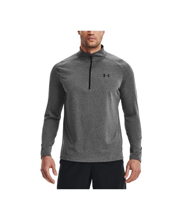 アンダーアーマー メンズ アウター パーカー・スウェット Under Armour Mens UA Tech HalfZip Pullover Carbon HeatherBlack ブラック アンダーアーマー メンズ アウター パーカー・スウェット Under Armour Mens UA Tech HalfZip Pullover Carbon HeatherBlack ブラック