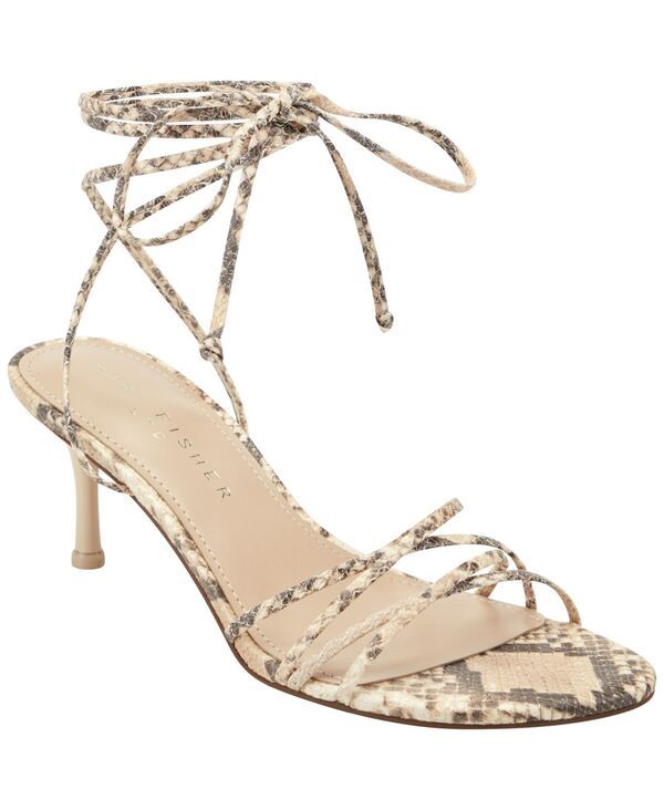 マーク・フィッシャー レディース シューズ サンダル レース Marc Fisher LTD Womens Gineva LaceUp Dressandals Light Snake Leather