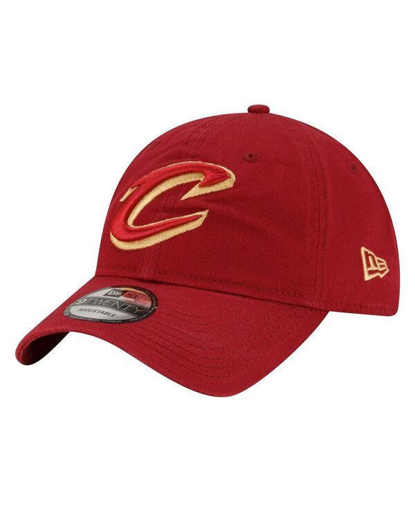 ニューエラ メンズ アクセサリー 帽子 New Era Mens Wine Cleveland Cavaliers Team 20 9TWENTY Adjustable Hat Wine ワイン