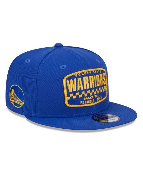 ニューエラ メンズ アクセサリー 帽子 New Era Mens Royal Golden State Warriors 2024 NBA AllStar Game Rally Drive Finish Line Patch 9FIFTY Snapback H