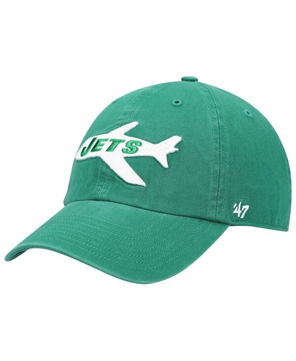 47 ブランド メンズ アクセサリー 帽子 47 Brand Mens Green New York Jets Clean Up Legacy Adjustable Hat Green グリーン
