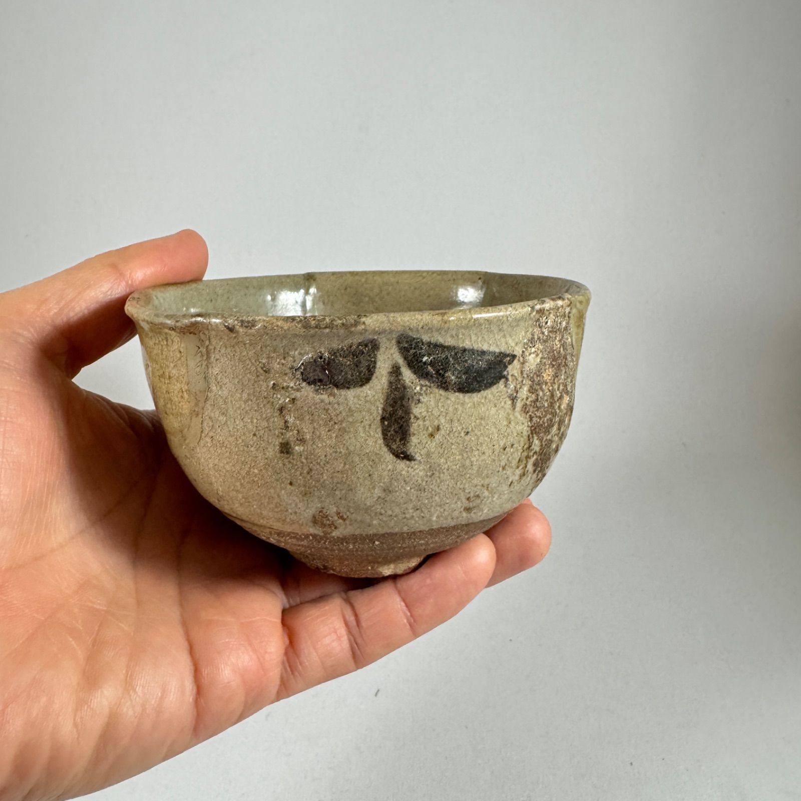 絵唐津呼継茶碗 絵唐津呼継茶碗