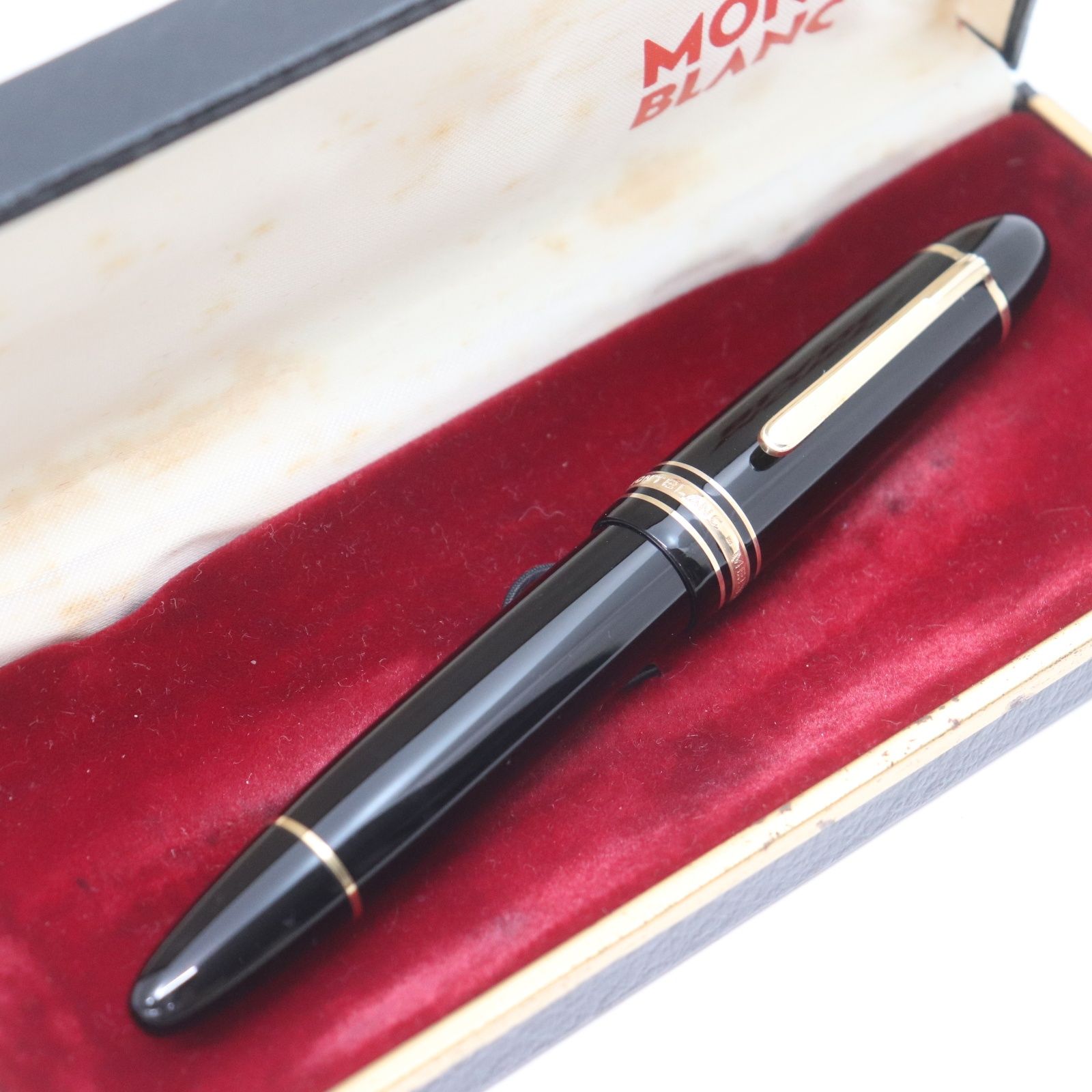 IT7R7Y9Z5XVR MONTBLANC モンブラン 万年筆 14C 585 ペン ブラック 