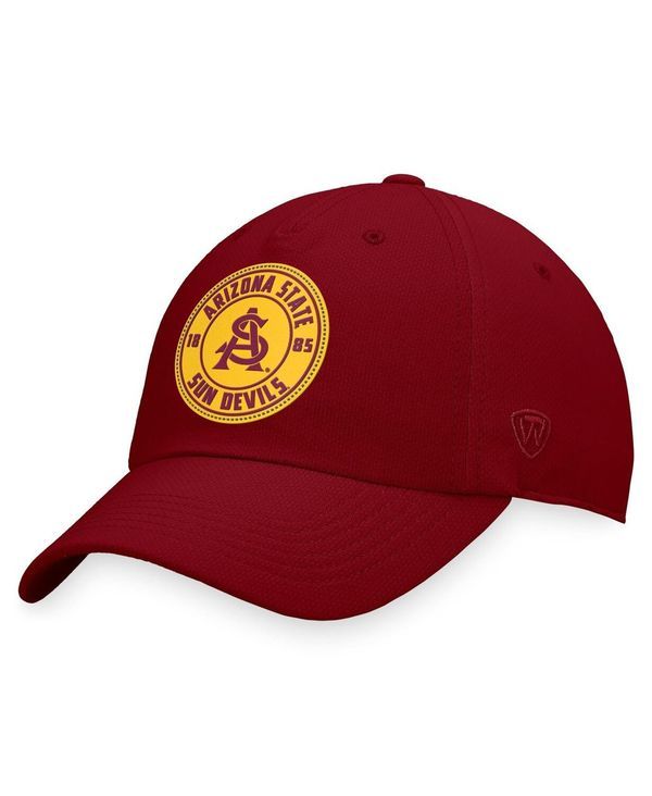 トップオブザワールド メンズ アクセサリー 帽子 Top of the World Mens Maroon Arizona State Sun Devils Region Adjustable Hat Maroon マルーン