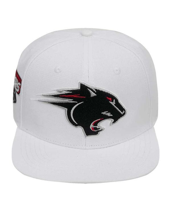 プロスタンダード メンズ アクセサリー 帽子 ウール Pro Standard Mens White Clark Atlanta University Panthers Mascot Evergreen Wool Snapback Hat White ホワイト