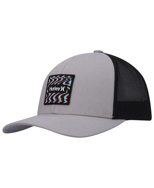 ハーレー メンズ アクセサリー 帽子 Hurley Mens Gray Seacliff Trucker Snapback Hat Gray グレー