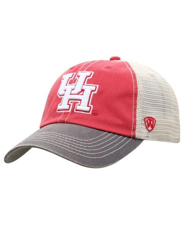 トップオブザワールド メンズ アクセサリー 帽子 Top of the World Mens Red Houston Cougars Offroad Trucker Snapback Hat Red レッド
