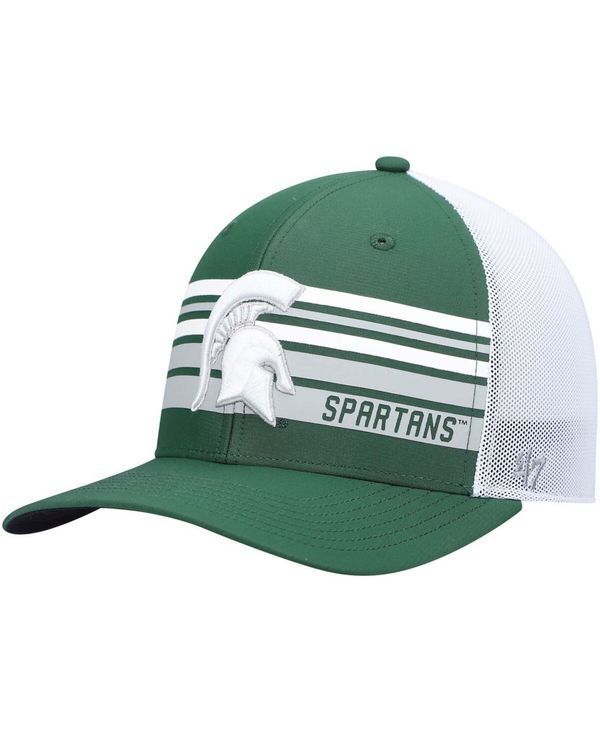 47 ブランド メンズ アクセサリー 帽子 47 Brand Mens Green Michigan State Spartans Altitude Trucker Snapback Hat Green グリーン