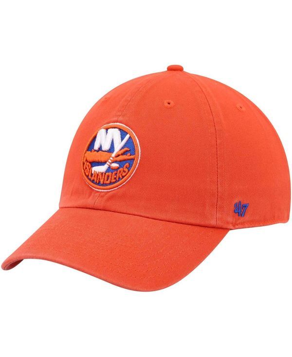 47 ブランド メンズ アクセサリー 帽子 47 Brand Mens Orange New York Islanders Clean Up Adjustable Hat Orange オレンジ