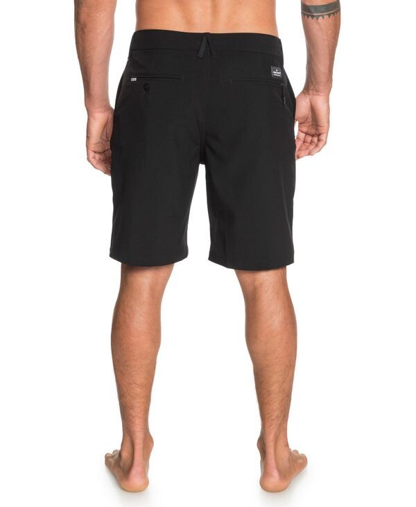 クイックシルバー メンズ 水着 ハーフパンツ・ショーツ Quiksilver Mens Union Amphibian Hybrid 20 Short Black ブラック