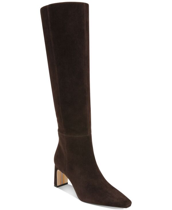 サムエデルマン レディース シューズ パンプス ブーツ Sam Edelman Sylvia SnipToe KneeHigh Dress Boots Regular Wide Calf Chocolate Brown Suede ブラウン
