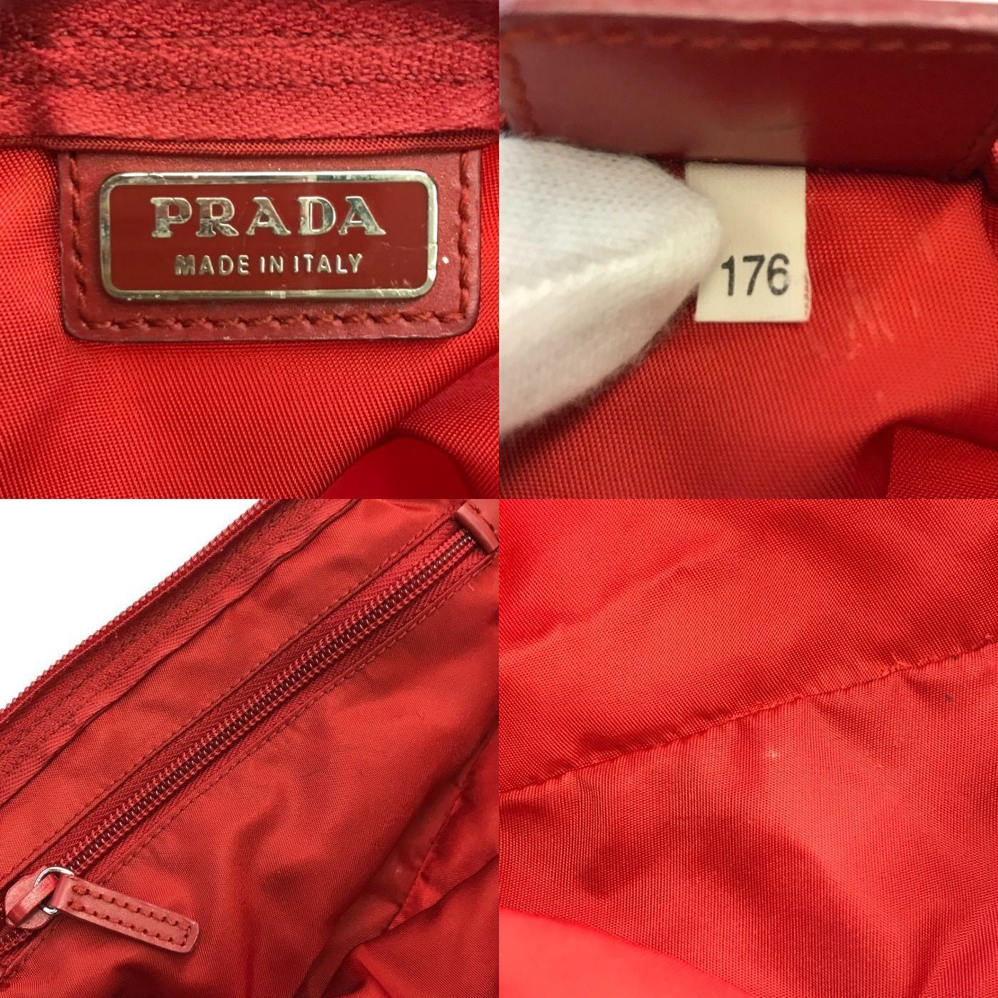 PRADA プラダ コスメポーチ レディース ナイロン 化粧 小物 ファスナー