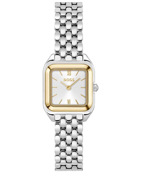 ヒューゴボス レディース アクセサリー 腕時計 プチ ミニ Tシャツ Hugo Boss Womens Mae Petite Quartz Basic Mini Stainless Steel Watch 22mm Silvertone シルバー